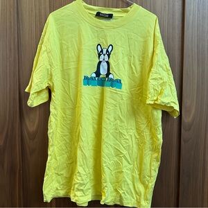 MCM Vibrant Yellow Cotton Tee